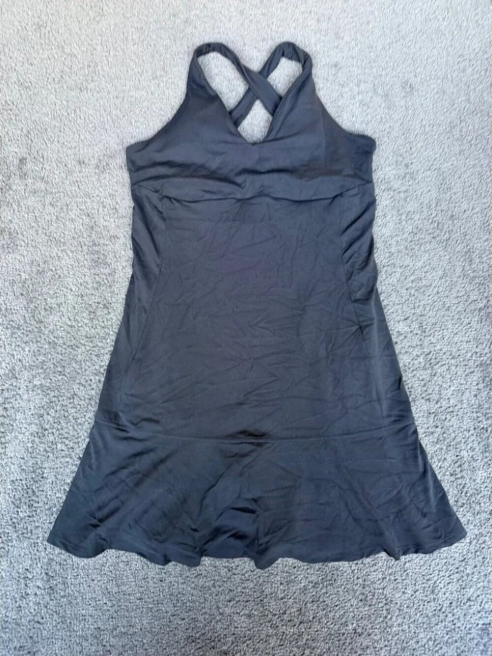 All In Motion Black Active Dress Size S Crisscross Back Tennis Golf Dress